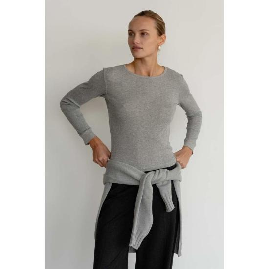  도니 긴팔 티셔츠 . 포인텔 롱슬리브 탑 - DONNI.