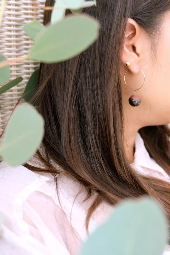  jujumade 이어링 주주마데 달 귀걸이