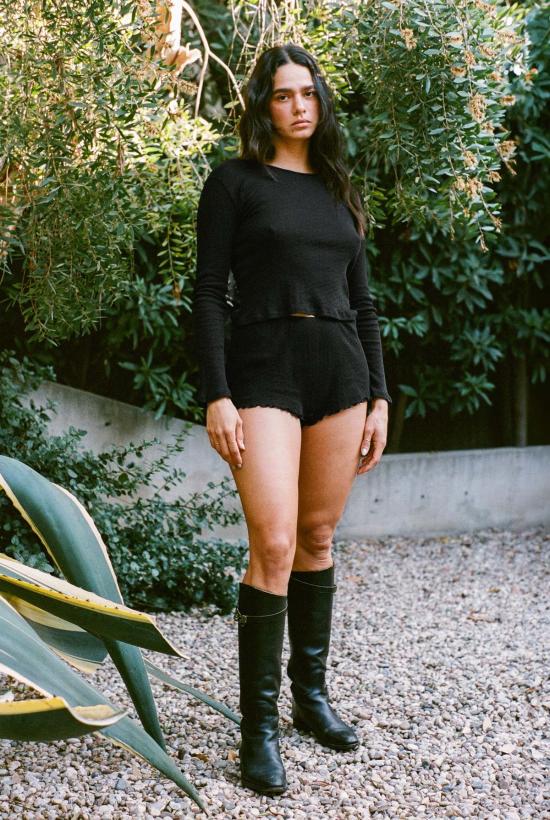  질 로드리게즈 긴팔 티셔츠 길 로드리게스 포인텔 펄라 롱슬리브 티셔츠 - GIL RODRIGUEZ