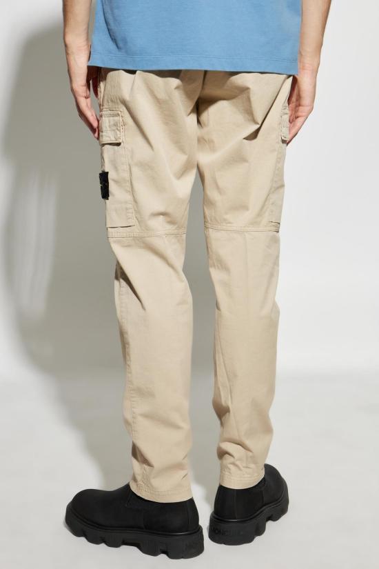  스톤 아일랜드 치노 팬츠 카고 팬츠 베이지 - STONE ISLAND