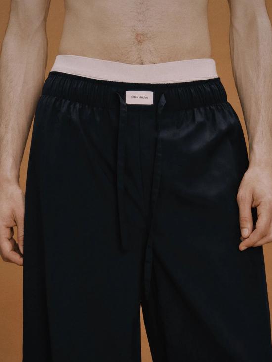 26SS 엔타이어 스튜디오 스트레이트 팬츠 ESSS26PA09012 0015 NERO - ENTIRE STUDIOS