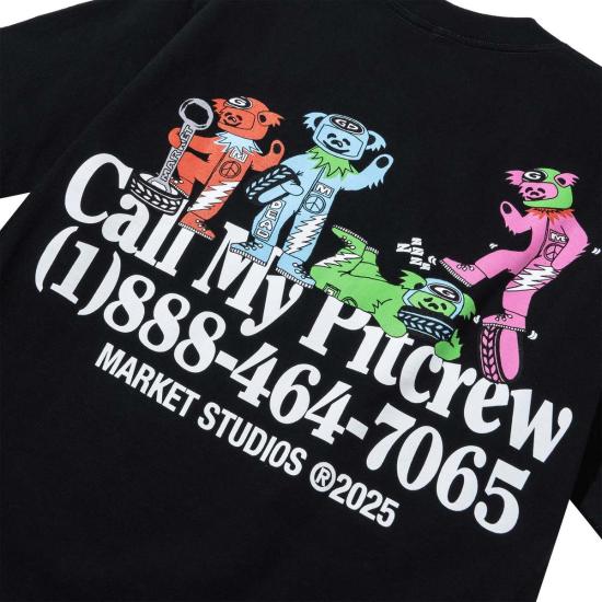  마켓 반팔 티셔츠 Gd X  콜 마이 핏크루 티 - MARKET