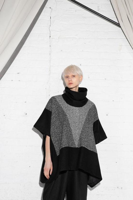  H. Fredriksson 데님 자켓 H. 프레드릭손 블록 판초 - OTHER BRANDS