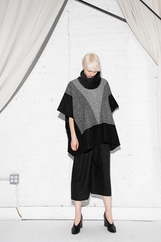  에이치 프레드릭손 데님 자켓 H. 프레드릭손 블록 판초