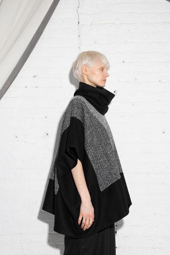  H. Fredriksson 데님 자켓 H. 프레드릭손 블록 판초 - OTHER BRANDS