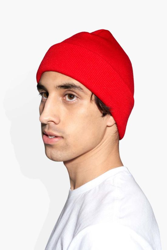  THE CELECT 모자 셀렉트 레귤러 비니 레드 - OTHER BRANDS