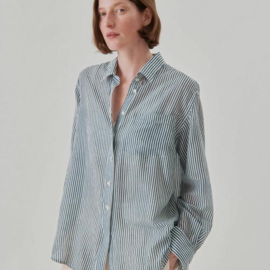  Nymane 셔츠 니만 크리스 셔츠 인디고 - NYMANE