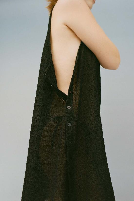  질 로드리게즈 숏 원피스 길 로드리게스 에디 크링클 쉬프트 드레스 - GIL RODRIGUEZ