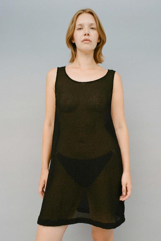  질 로드리게즈 숏 원피스 길 로드리게스 에디 크링클 쉬프트 드레스 - GIL RODRIGUEZ