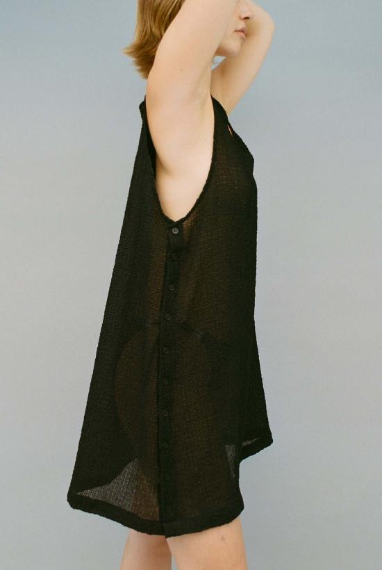  질 로드리게즈 숏 원피스 길 로드리게스 에디 크링클 쉬프트 드레스 - GIL RODRIGUEZ