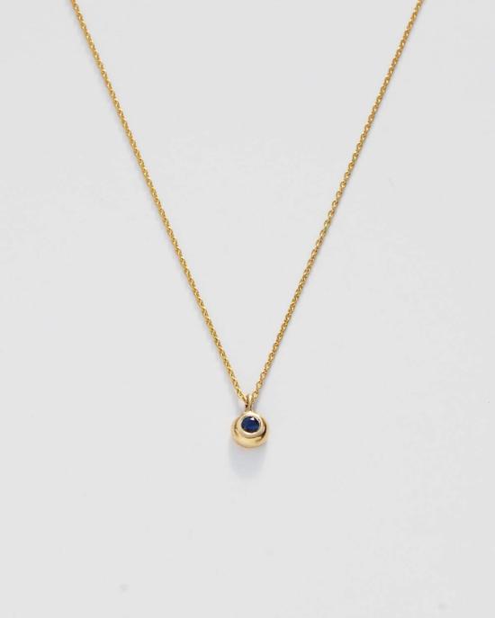  티로 티로 목걸이/팬던트 도미 사파이어 목걸이 - TIRO TIRO
