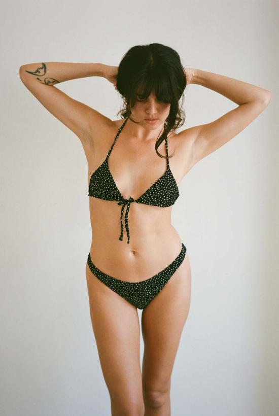  질 로드리게즈 비키니 수영복 Gil Rodriguez Lilah 크링클 비키니 탑 - GIL RODRIGUEZ