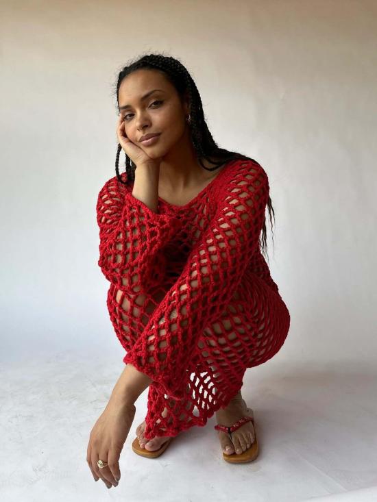  니아 토마스 롱 원피스 하이 프리스트 드레스 - NIA THOMAS