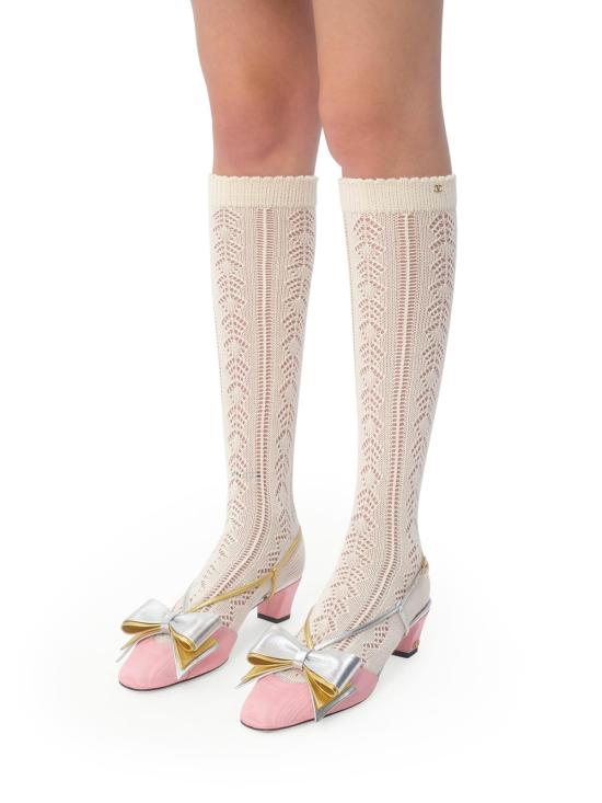  발렌티노 가라바니 힐/펌프스 보우 펌프스 버블실버올드골드 - VALENTINO GARAVANI