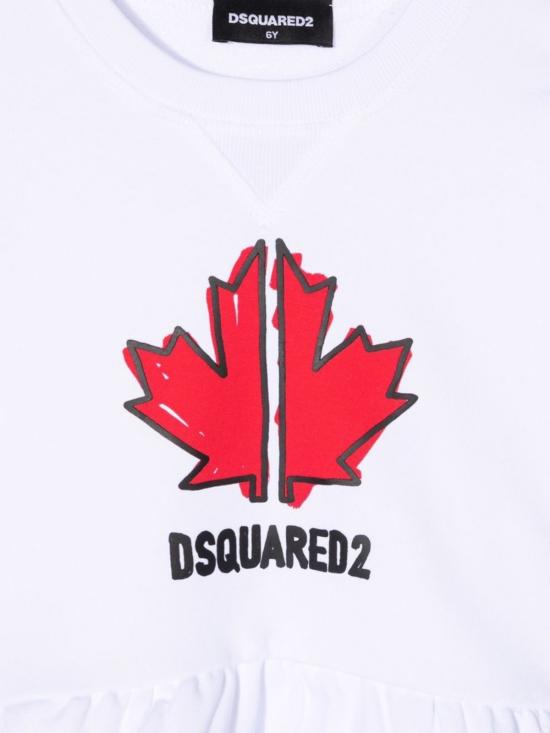  [키즈] 디스퀘어드2 풀오버 키즈 Dsquared2 스웨트셔츠 화이트 - DSQUARED2