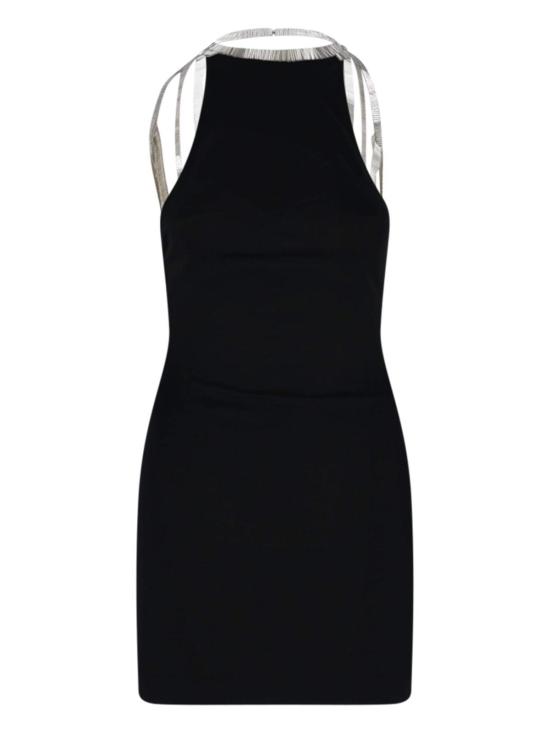  디 아티코 숏 원피스 아티코 홀터 미니 드레스 블랙