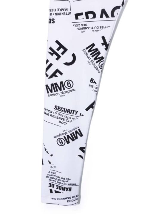  [키즈] MM6 메종마르지엘라 트레이닝/조거 팬츠 키즈 Mm6 Maison Margiela Pantaloni  화이트 - MM6 MAISON MARGIELA