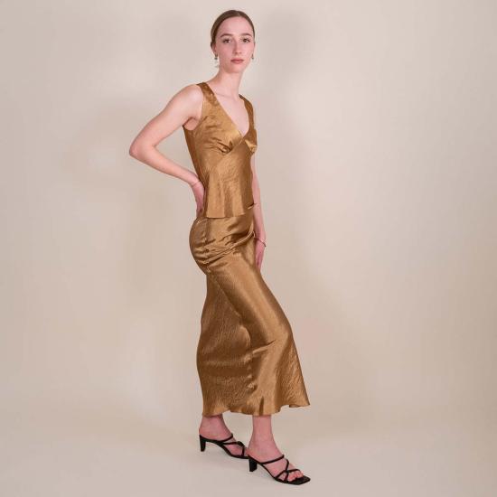  Naya Rea 블라우스 나야 레아 신시아 탑 골드 - OTHER BRANDS