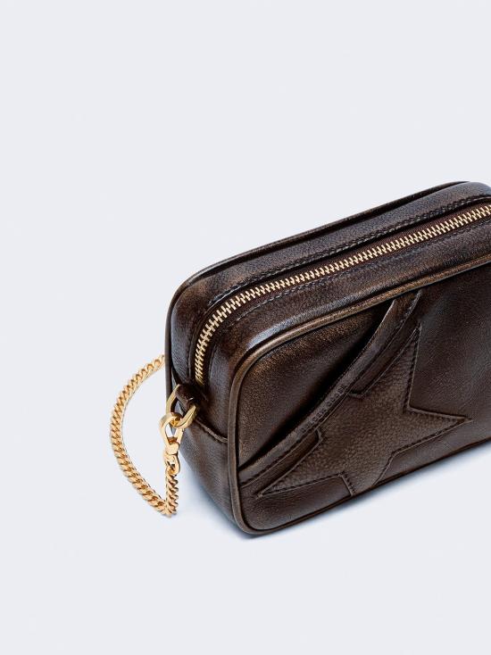 26SS 골든구스 미니 스타 크로스백 GWA00228A000759 55357 TESTA DI MORO - GOLDEN GOOSE