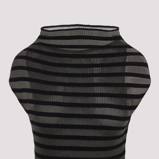  장 폴 고티에 롱 원피스 마리니에르 스트라이프 롱 드레스 블랙 - JEAN PAUL GAULTIER