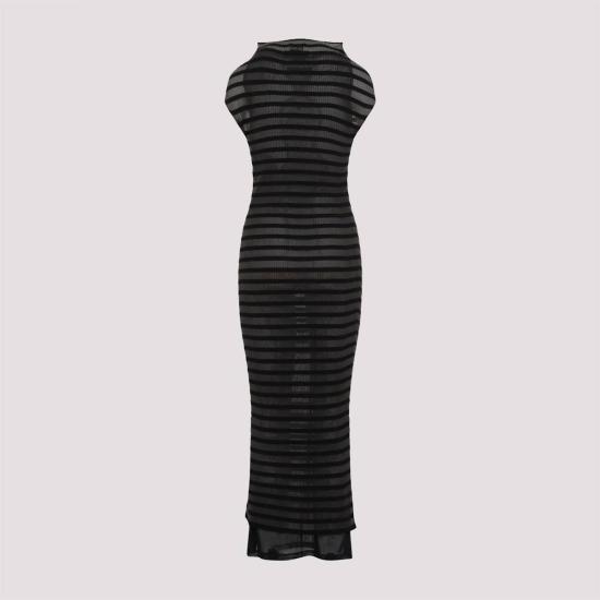  장 폴 고티에 롱 원피스 마리니에르 스트라이프 롱 드레스 블랙 - JEAN PAUL GAULTIER