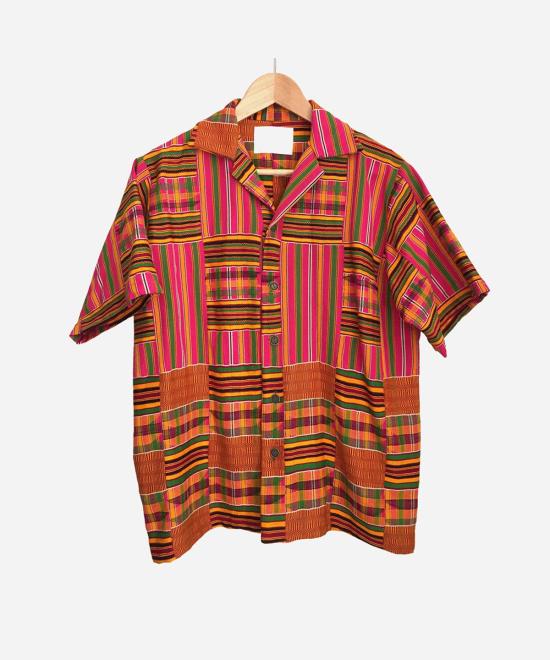  COATZ 반팔 셔츠 코츠 켄테  핑크