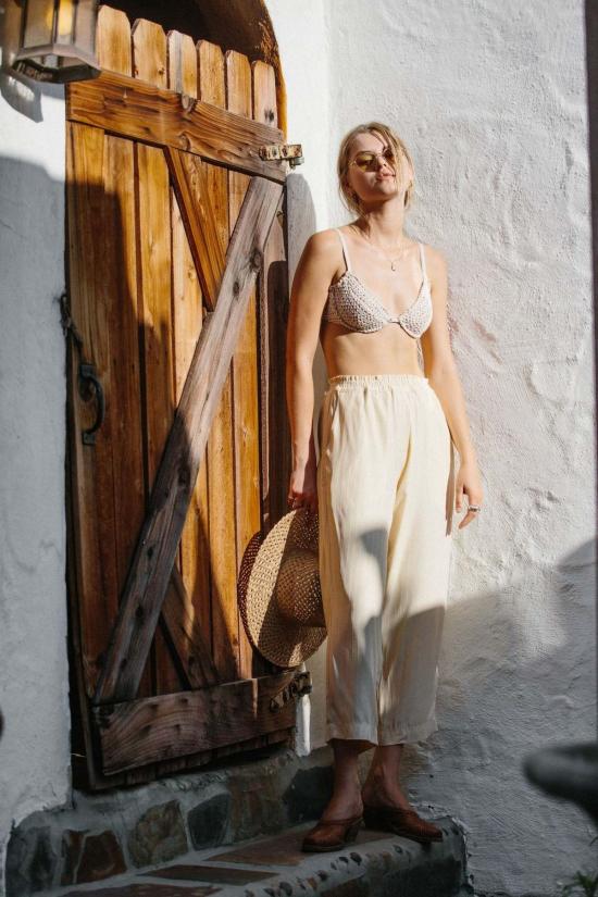  Merritt Charles 스트레이트 팬츠 메릿 찰스 하퍼 샌디 스트라이프 팬츠 - OTHER BRANDS