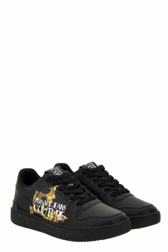  베르사체 스니커즈 진 쿠튀르  블랙