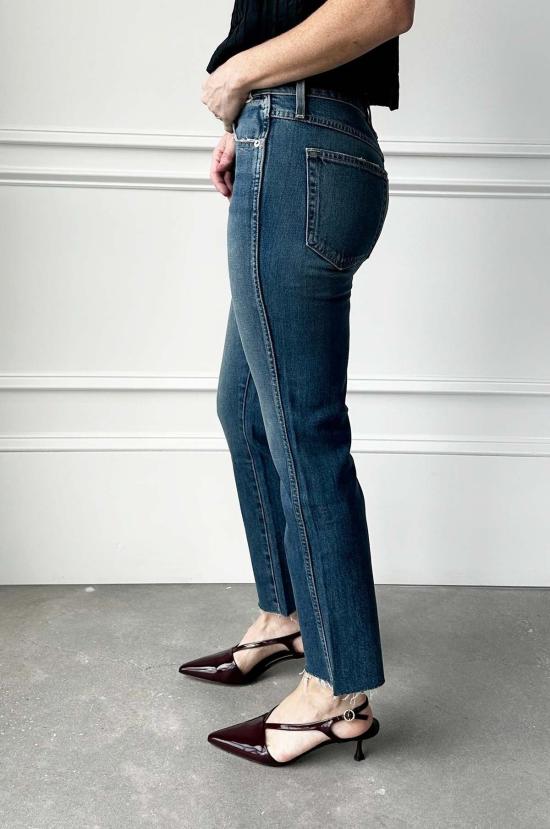  아모 데님 데님 팬츠 클로이 크롭 진 - AMO DENIM