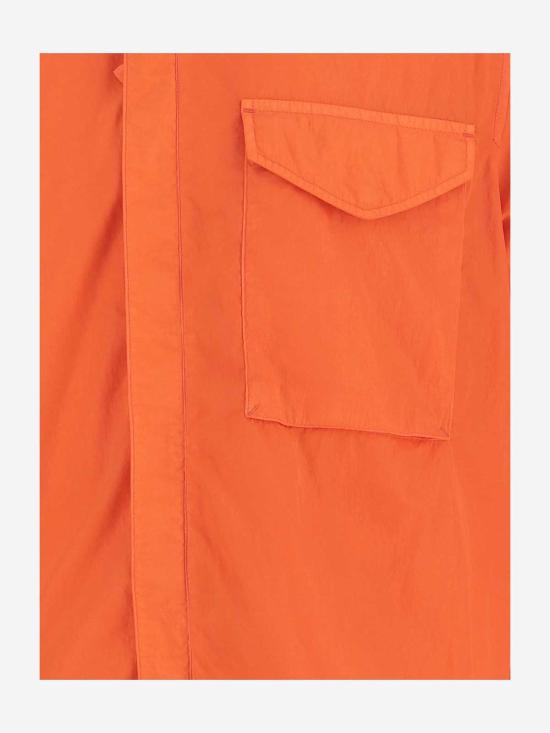  씨피 컴퍼니 자켓 C.P. 컴퍼니 크롬 R 풀집 오버셔츠 오렌지 - C.P. COMPANY