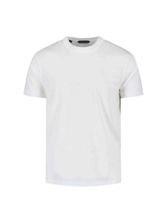  톰포드 반팔 티셔츠 톰 포드 크루넥 티셔츠 화이트 - TOMFORD