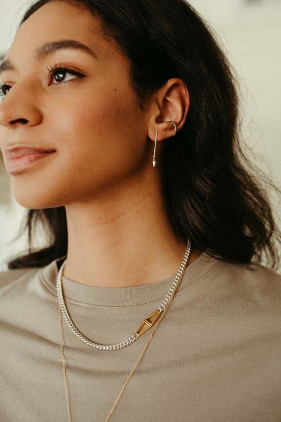  시에라 윈터 주얼리 목걸이/팬던트 사이드킥 목걸이 스털링 실버/골드 베르메일 - SIERRA WINTER JEWELRY