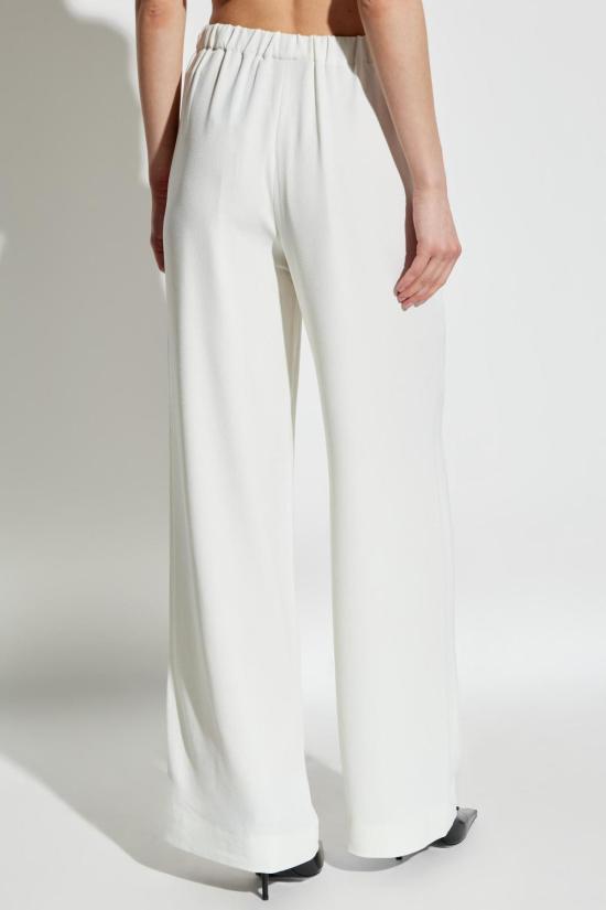  엠포리오 아르마니 스트레이트 팬츠 스트레이트 레그 팬츠 크림 - EMPORIO ARMANI