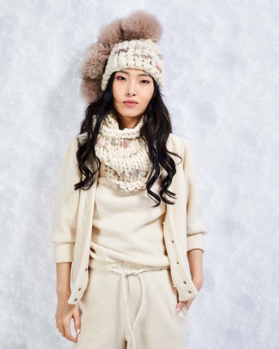  Mischa Lampert 모자 미샤 램퍼트 파스텔 트웜블리 포호크 + 블러쉬 XL 폼스 - OTHER BRANDS