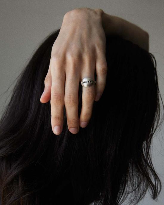  스튜디오 알레브 반지 경사 링 - STUDIO ALEV