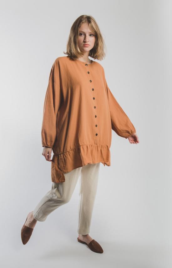  Revisited Matters 블라우스 다시 살펴본 문제들 나탈리 셔츠 탠저린 - OTHER BRANDS