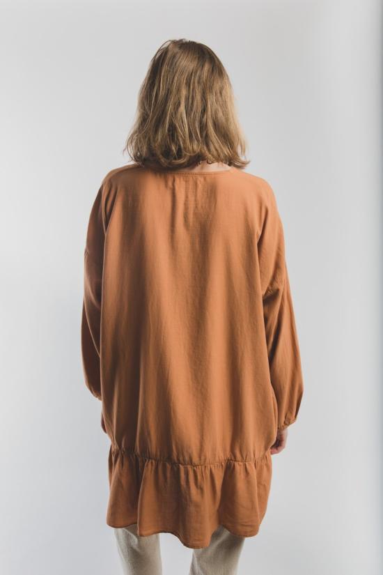  Revisited Matters 블라우스 다시 살펴본 문제들 나탈리 셔츠 탠저린 - OTHER BRANDS