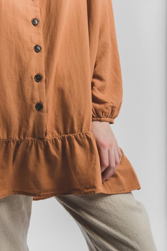  Revisited Matters 블라우스 다시 살펴본 문제들 나탈리 셔츠 탠저린 - OTHER BRANDS