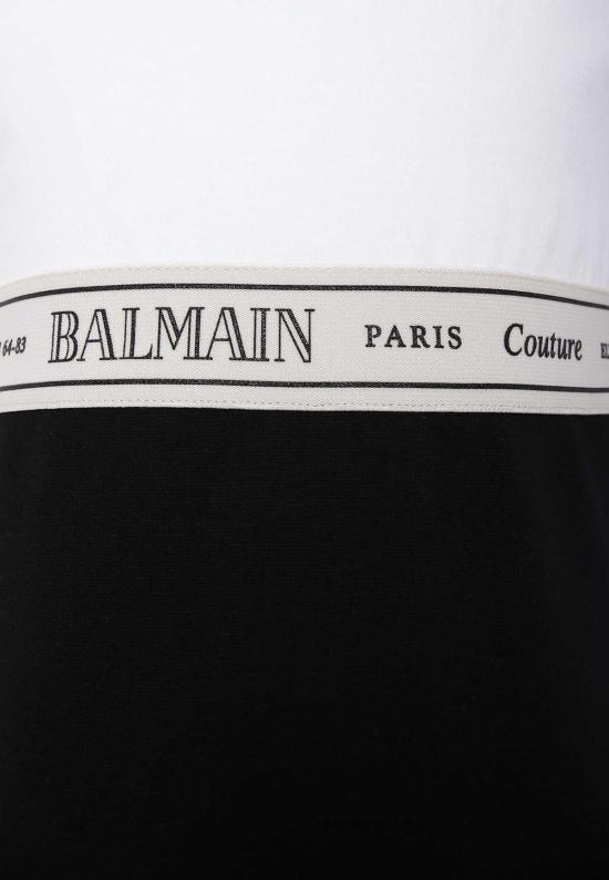  [키즈] 발망 원피스 로고 아동용 드레스 블랙 - BALMAIN