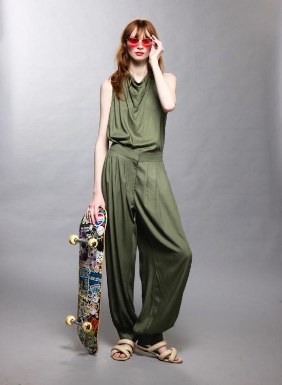  메그 블라우스 반다나 탑