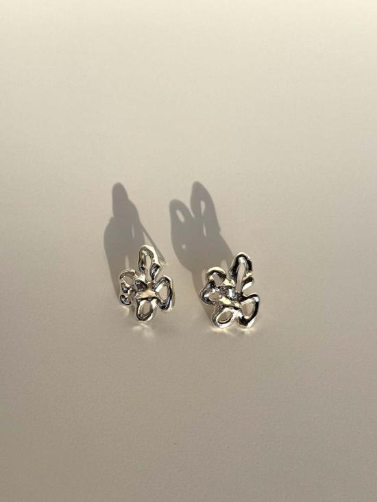  JULIE THÉVENOT 이어링 줄리 테브노 사이키델리아 스몰 실버 귀걸이 - OTHER BRANDS