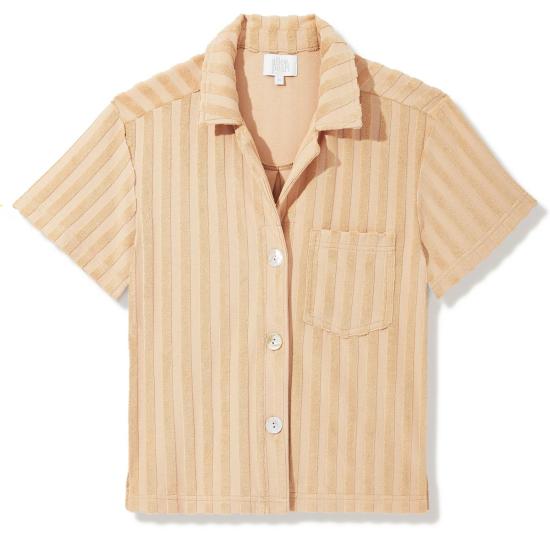  Alice Pearl 셔츠 앨리스 펄 조이 위켄드  라떼 스트라이프