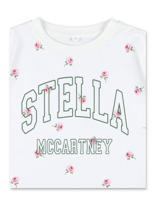  [키즈] 스텔라 맥카트니 탑 스텔라 매카트니 로즈 티셔츠 (화이트) (어린이용) - STELLA MCCARTNEY