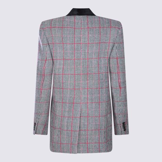  끌로에 수트 자켓 그레이 울 블레이저 - CHLOE