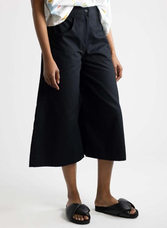  Meg 크롭 팬츠 메그 스튜디오 퀼로트 블랙 - OTHER BRANDS