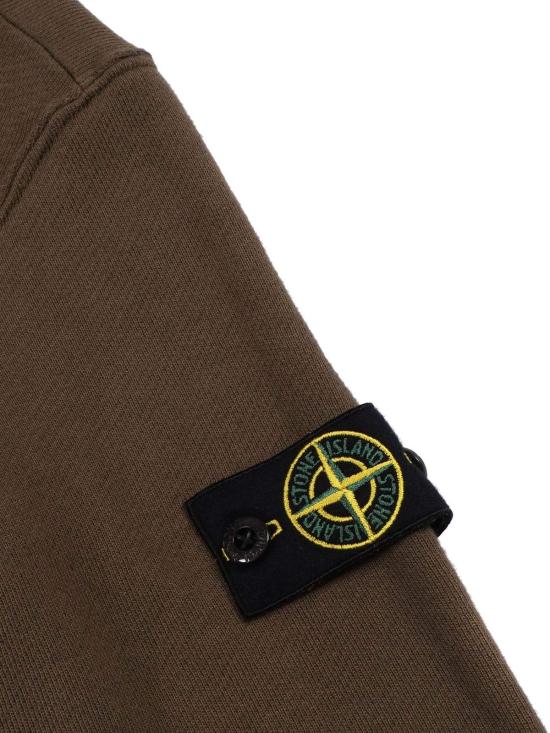  스톤 아일랜드 긴팔 티셔츠 키즈  스웨트셔츠 그린 - STONE ISLAND