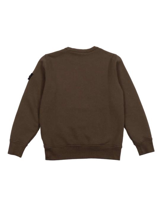  스톤 아일랜드 긴팔 티셔츠 키즈  스웨트셔츠 그린 - STONE ISLAND