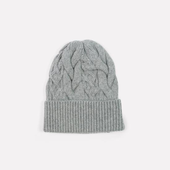  지지 니트웨어 모자 케이블