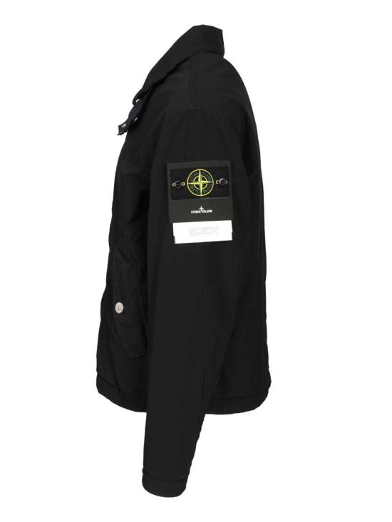  스톤 아일랜드 자켓 코치 후드 재킷 (블루) - STONE ISLAND