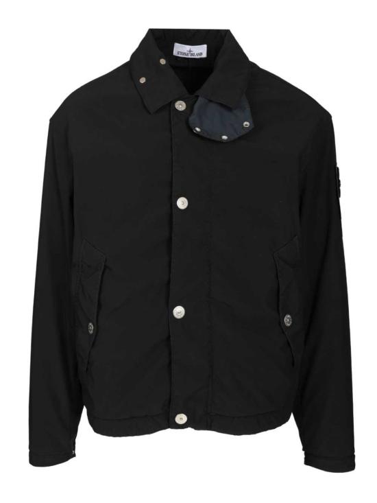  스톤 아일랜드 자켓 코치 후드 재킷 (블루)